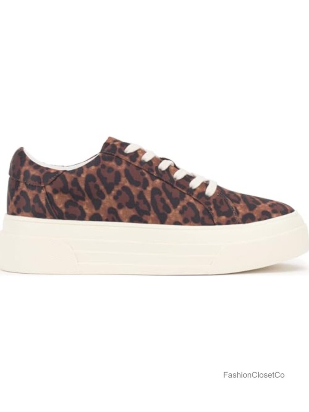 Embellished Platform Sneakers Lace-Up Cushioned Low Top Shoes - Picture 5 of 6